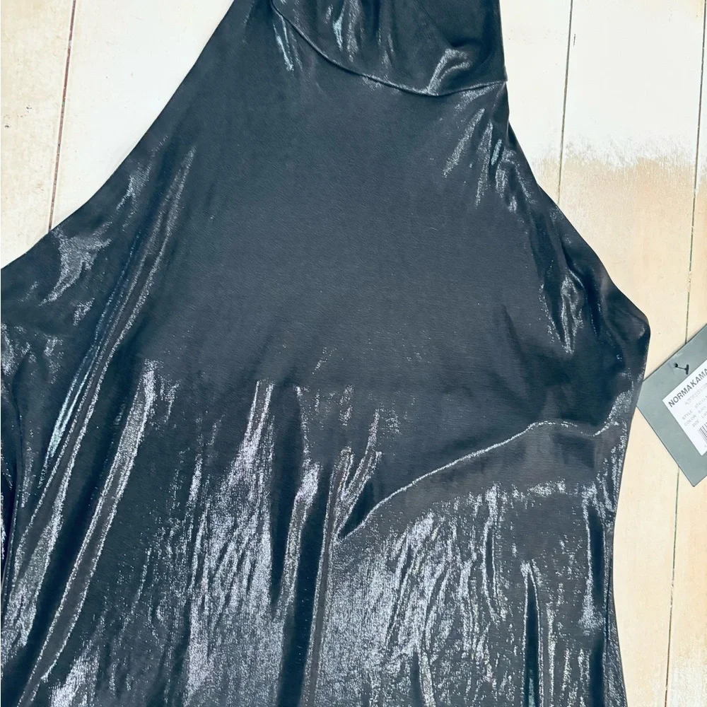 Norma Kamali halter turtle side slit dress - Picture 6 of 10